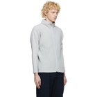 Homme Plisse Issey Miyake Grey Basic Zip-Up Jacket