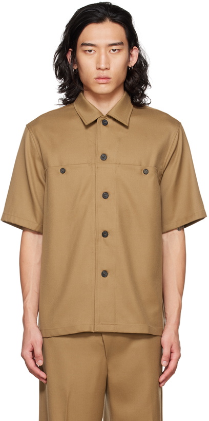 Photo: DRAE SSENSE Exclusive Beige Pocket Shirt