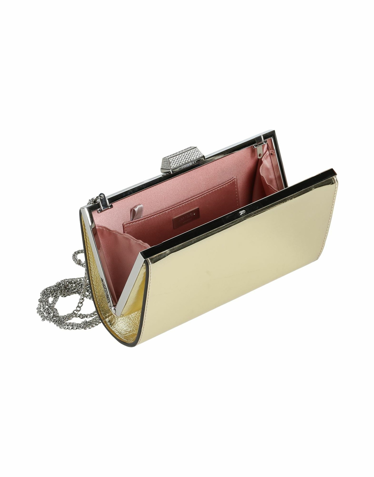 Jimmy Choo Womens Clutch in Gold