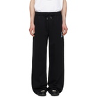 Casablanca Black Embroidered Classic Sweatpants