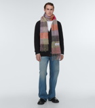 Acne Studios Checked wool-blend scarf