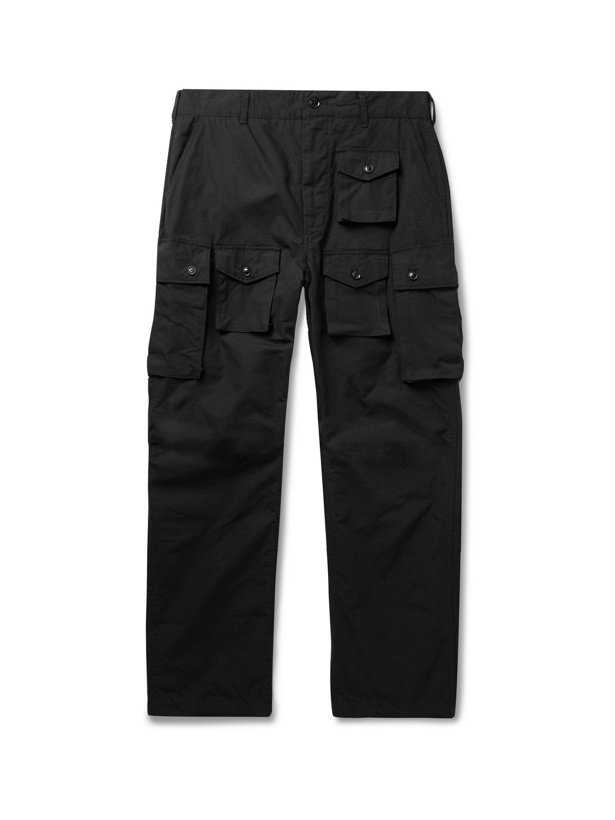 Photo: ENGINEERED GARMENTS - FA Cotton-Ripstop Cargo Trousers - Black
