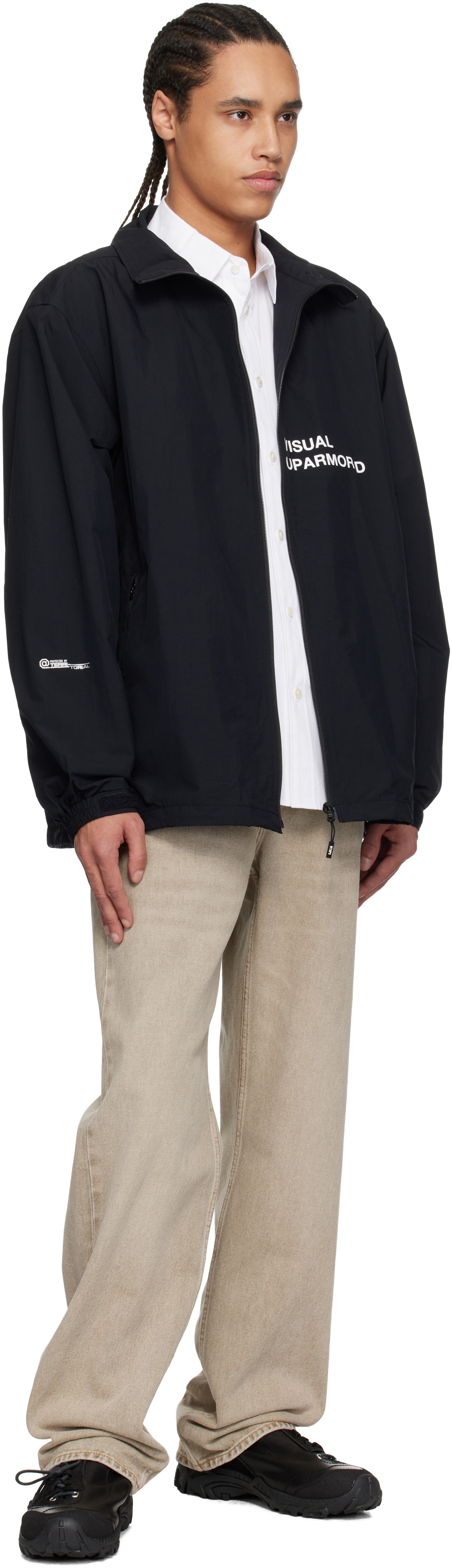 WTAPS Black Track Nylon Tussah Pertex Jacket WTAPS