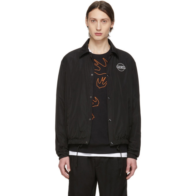 Photo: McQ Alexander McQueen Black Windcheater Jacket