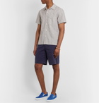 Mr P. - Garment-Dyed Cotton-Twill Bermuda Shorts - Blue