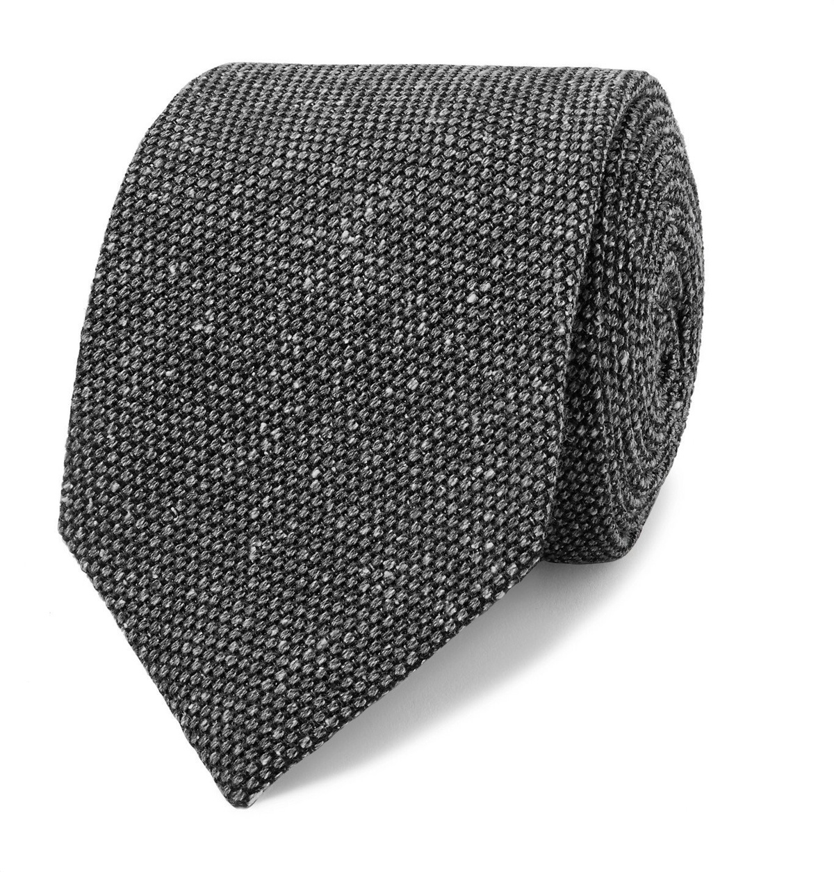 Kingsman - Drake's 8cm Silk and Wool-Blend Tie - Gray Kingsman