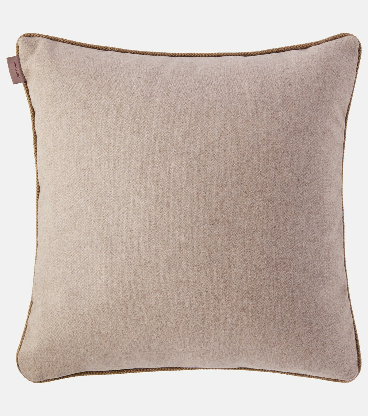 Etro Logo cotton and wool cushion