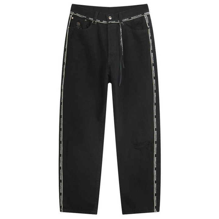 Photo: mastermind JAPAN Men's Inside-Out Straight Denim Pants in Black