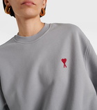 Ami Paris Ami De Coeur cotton jersey sweatshirt