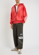 Rivington Roi Rebis Cva Uso-123 Logo-appliquéd Cotton Sweatpants Black
