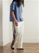 Wacko Maria - Gramicci Convertible-Collar Leopard-Print Nylon Shirt - Purple