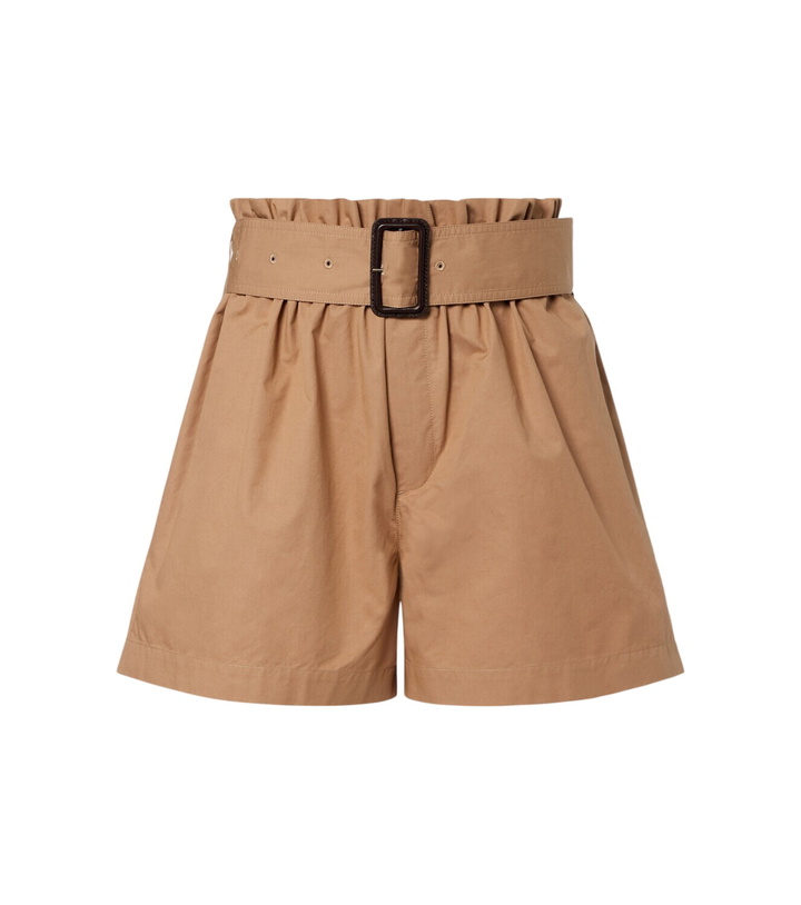 Photo: Saint Laurent Belted cotton shorts