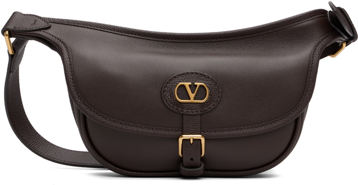Photo: Valentino Garavani Brown Antibes Small Belt Bag