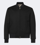 Lardini Virgin wool bomber jacket