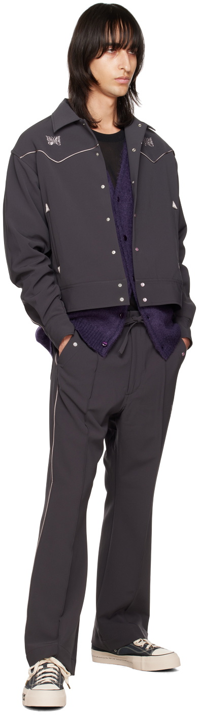 NEEDLES Gray Piping Cowboy Lounge Pants Needles