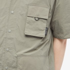 Uniform Bridge Men's Multi Pocket Short Sleeve Shirt in Green