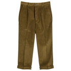 AMI Paris Men's Corduroy Velvet Carrot Pants in Bronze