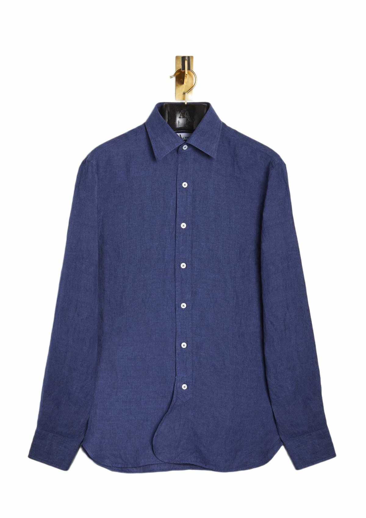 doppiaa Aalbenga Solid Linen Shirt