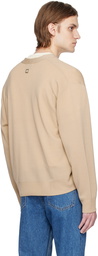 Wooyoungmi Beige Embroidered Cardigan