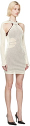 ANDREĀDAMO Off-White Halter Minidress