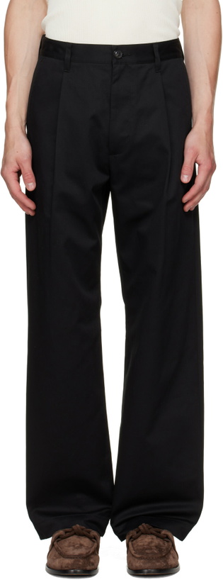 Photo: vowels Black Pleated Trousers