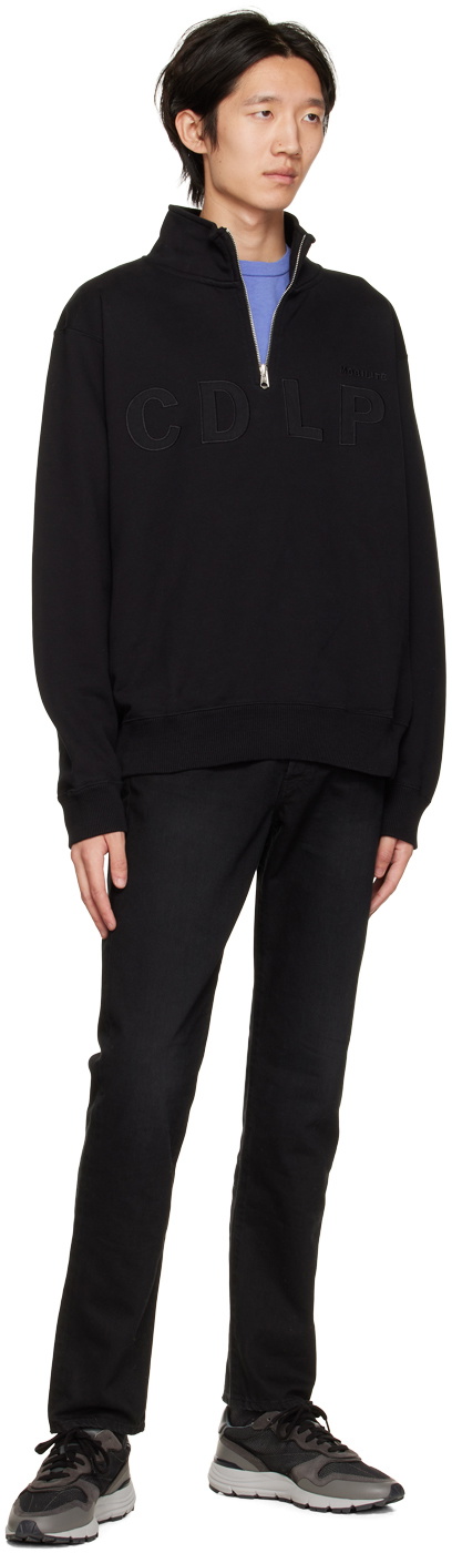 CDLP Black Half-Zip Sweatshirt