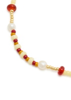 Anni LU Dizzy Moon 18kt Gold-plated Beaded Bracelet - Multicoloured - One Size