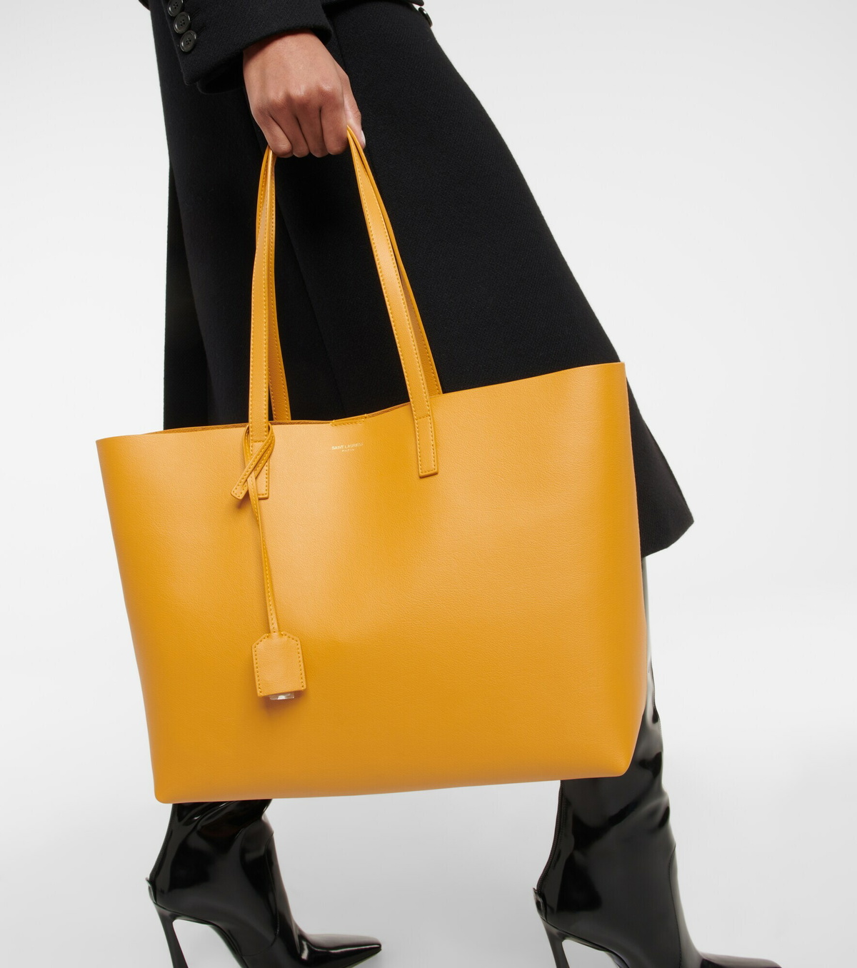 Saint Laurent Shopping E/W Large leather tote bag Saint Laurent