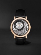 Piaget - Altiplano Ultimate Automatic 41mm 18-Karat Rose Gold and Leather Watch, Ref. No. G0B43120