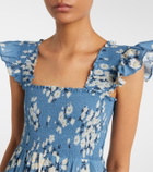 Rixo Sidney floral cotton minidress