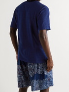 BLUE BLUE JAPAN - Indigo-Dyed Cotton-Jersey T-Shirt - Blue