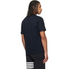 Thom Browne Navy Milano Cotton 4-Bar T-shirt