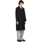 Maison Margiela Black Canvas Rain Coat