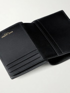 SAINT LAURENT - Tiny Cassandre Logo-Appliquéd Leather Bifold Wallet