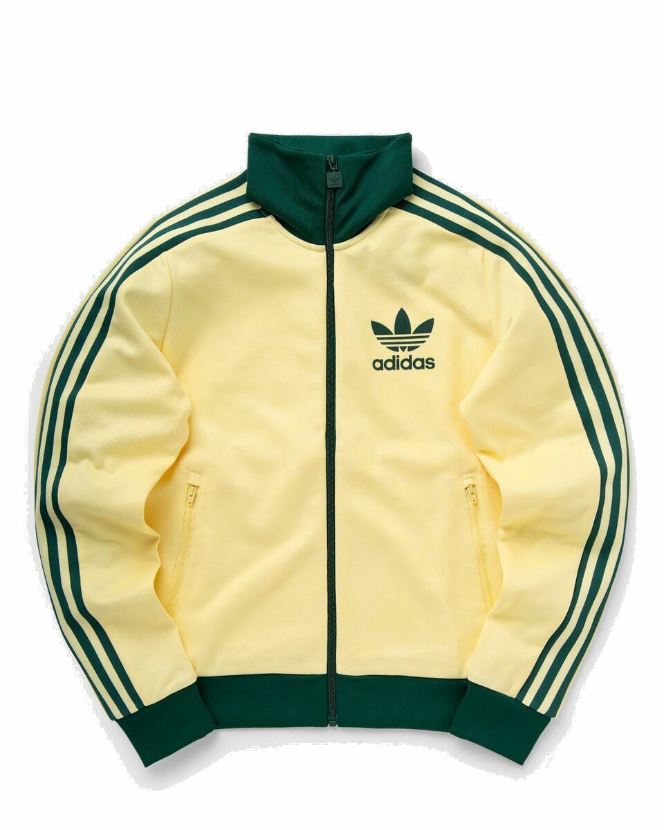 Photo: Adidas Wmns Beckenbauer Tracktop Yellow - Womens - Track Jackets