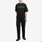 Jacquemus Men's Typo T-Shirt in Black