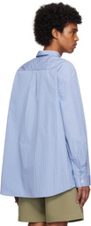 Róhe Blue Relaxed Long Sleeve Shirt