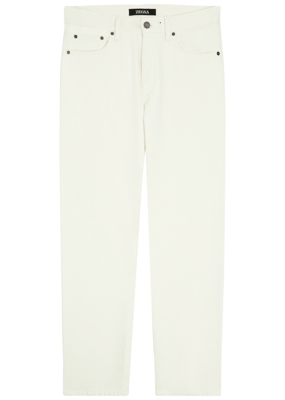 Photo: Zegna Straight-leg Jeans White