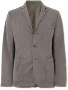 Aspesi - Samuraki Stretch-Lyocell and Cotton-Blend Twill Suit Jacket - Gray
