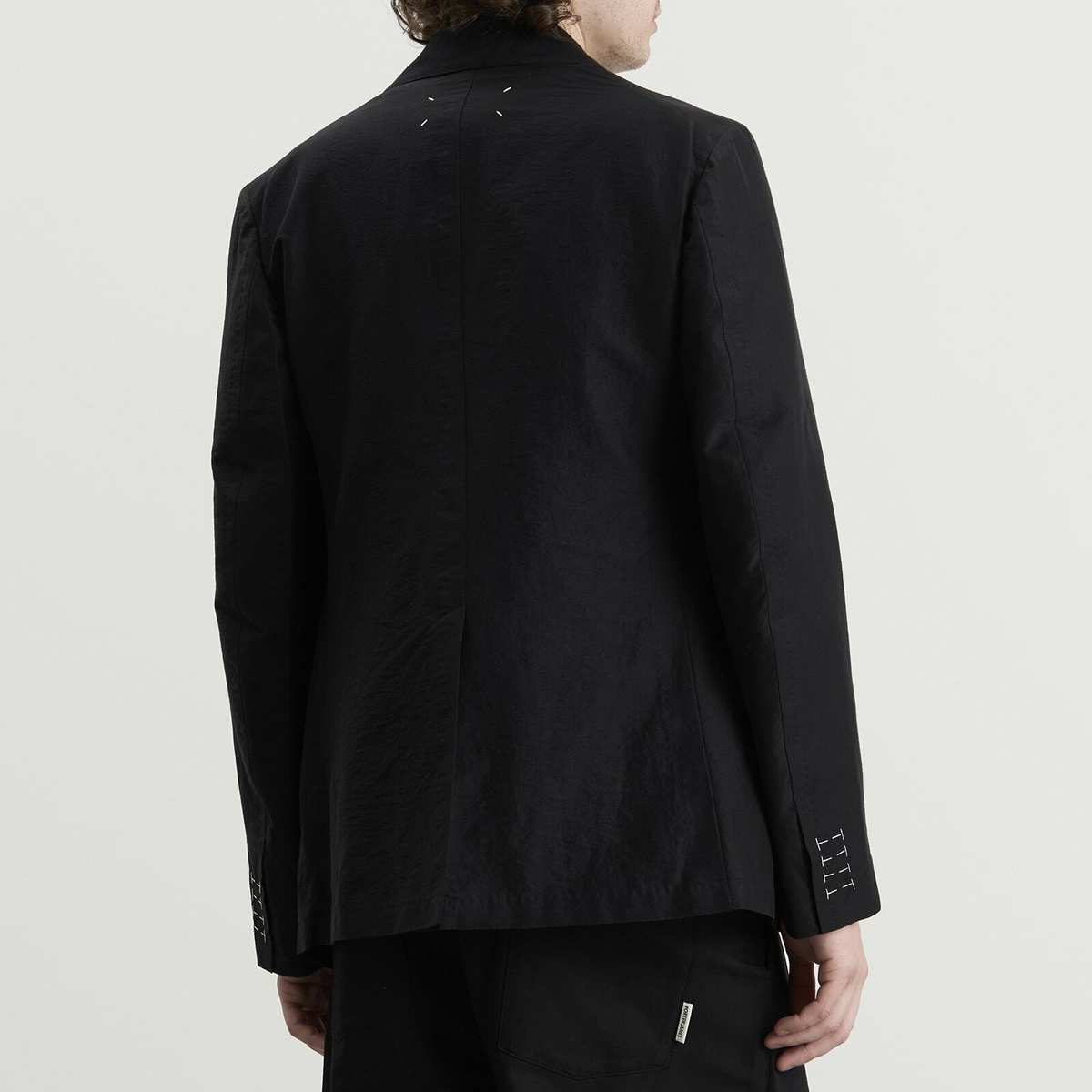 Maison Margiela Men's Double Pocket Blazer in Dark Blue