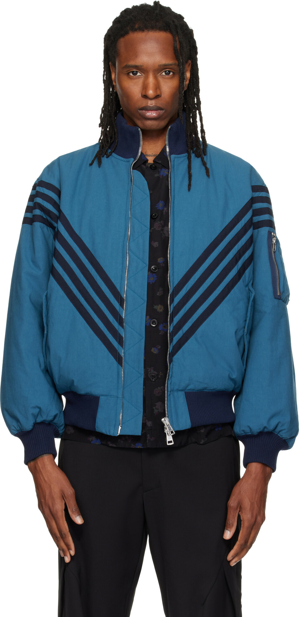 Stefan Cooke Blue Lee Edition Denim Studded Jacket Stefan Cooke