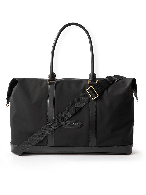 Photo: TOM FORD - Leather-Trimmed Nylon Weekend Bag