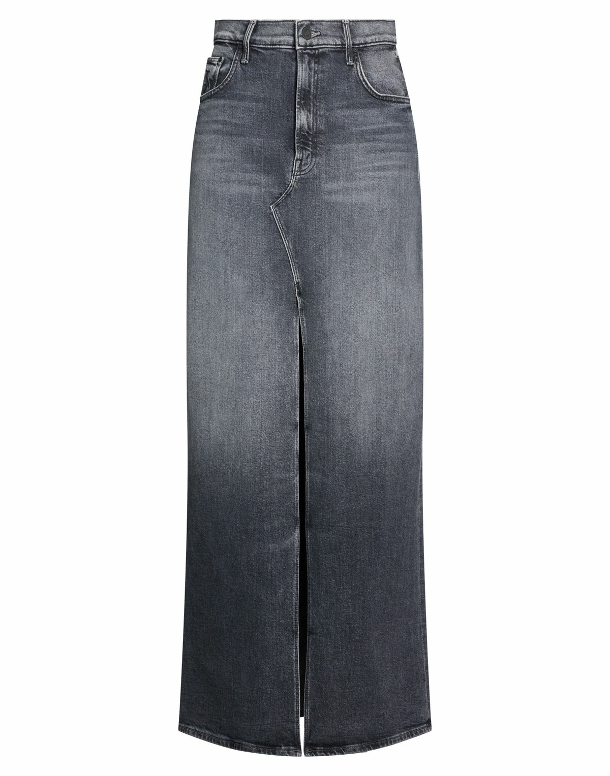 Mother Womens Denim skirt in Black