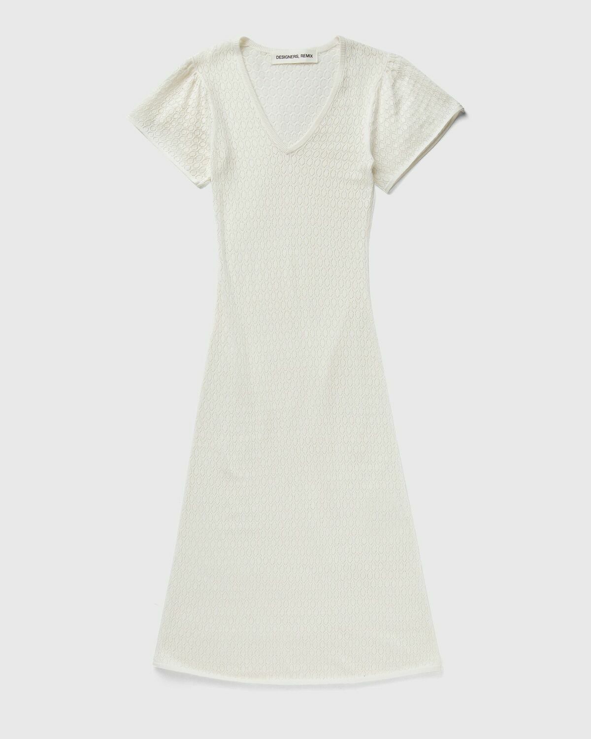 Designers, Remix Taliana Pointelle Maxi Beige Dresses