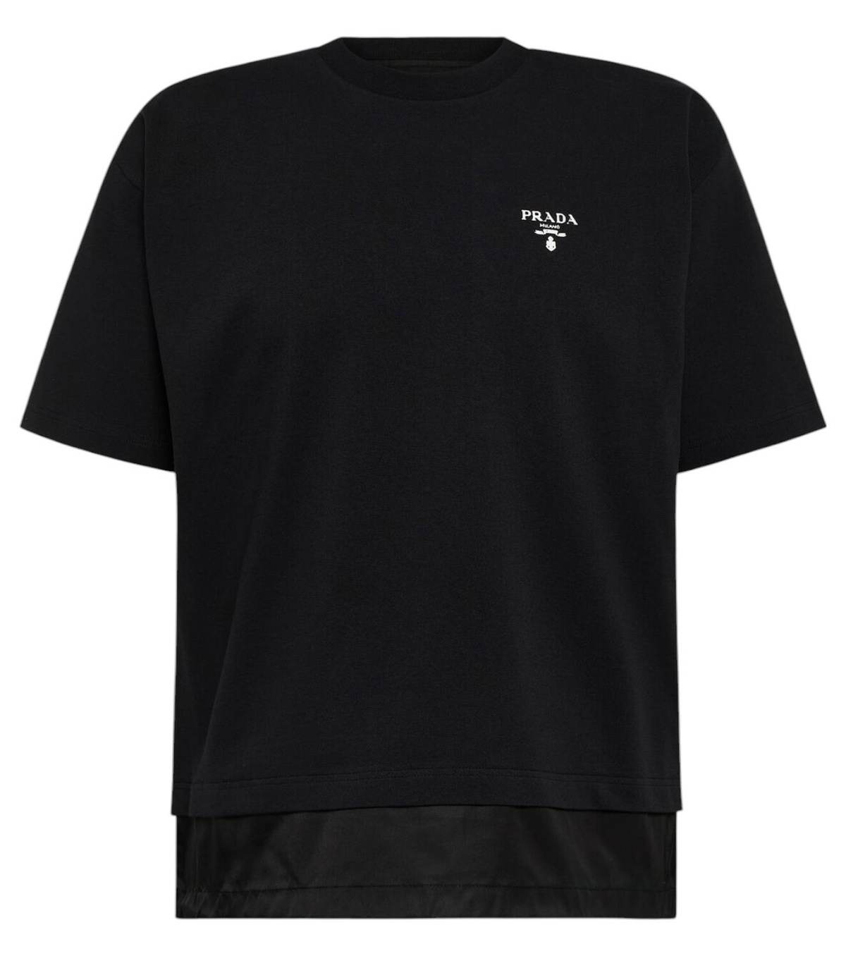 Tシャツ・カットソー PRADA Midnight Blue Wool Shirt Prada Midnight Blue Wool T-shirt Prada
