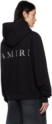 AMIRI Black Embellished Hoodie