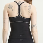TALA Women's DayFlex Contrast Sweetheart Vest in Shadow Black
