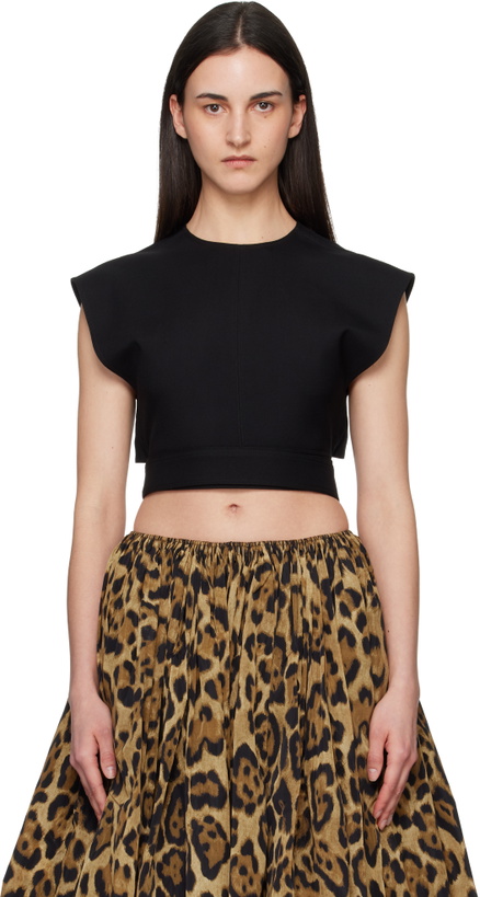 Photo: ALAÏA Black Belted Blouse