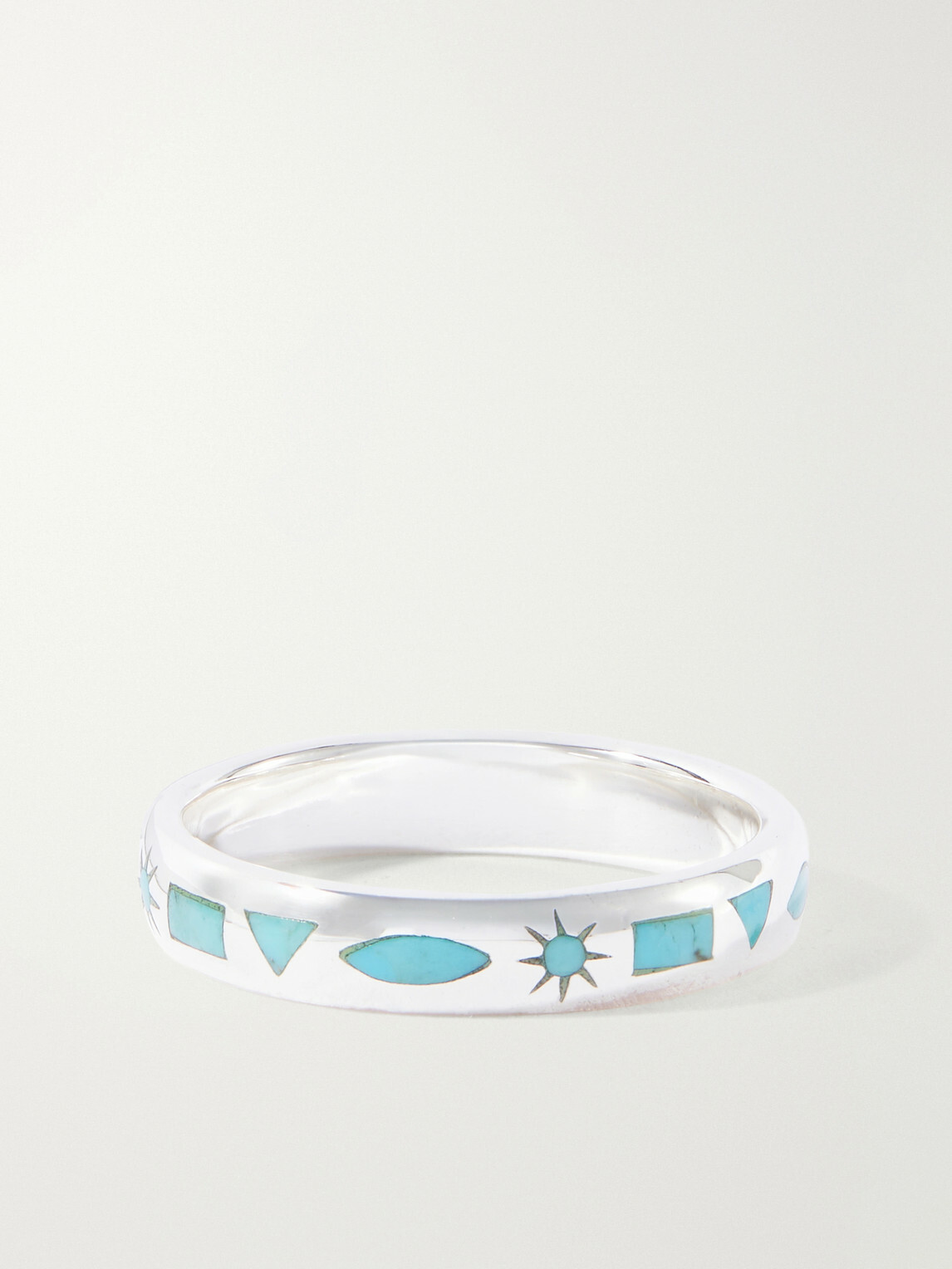 Peyote Bird - Desert Spell Sterling Silver and Turquoise Ring - Silver
