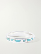 Peyote Bird - Desert Spell Sterling Silver and Turquoise Ring - Silver